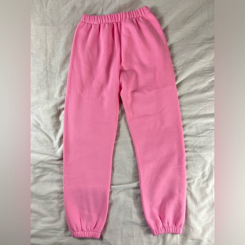 Hazel Boutique The HZL Pink Winter Wonderland Sweatpants - Picture 6 of 6
